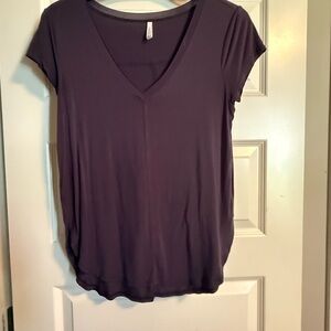 Z Supply Purple Relaxed Fit Short Sleeve Tee